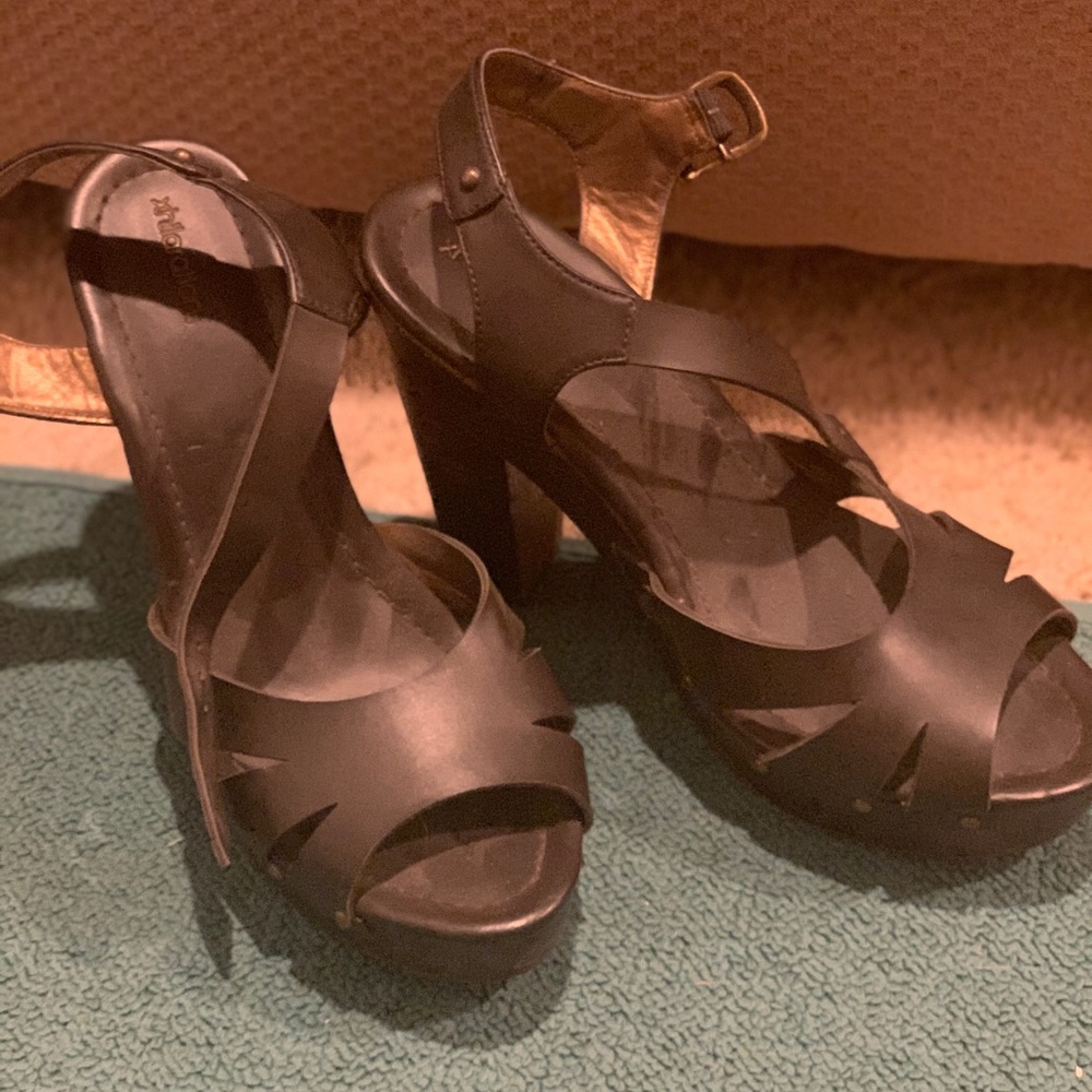 Brown Sandal Heels